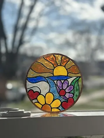 Faux Stained Glass : JW Chicago Social Series