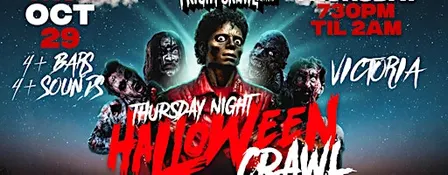 The Fright Crawl | Victoria Halloween Bar Crawl 2026 | Thurs, October 29