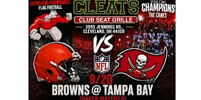 CLEVELAND BROWNS vs. TAMPA BAY BUCCANEERS — BROWNS WATCH PARTY