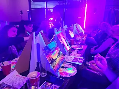 Black Light Glow Paint Party