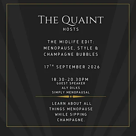 The Midlife Edit: Menopause, Style & Champagne Bubbles