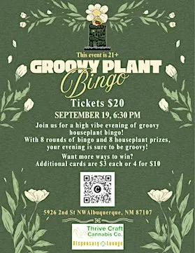 Groovy Plant Bingo