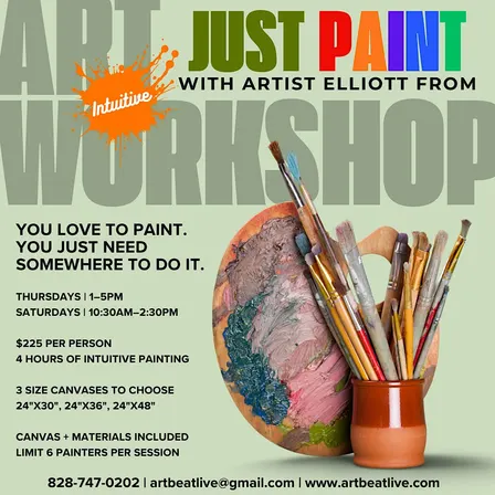 JUST PAINT: Intuitive Painting Workshop with artist Elliott From