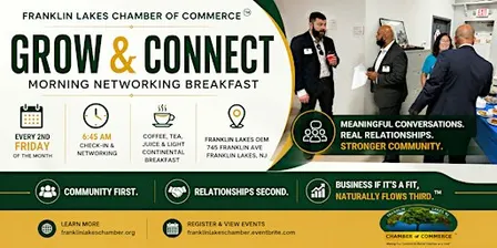 Franklin Lakes NJ Networking That Actually Works | Grow & Connect Bergen