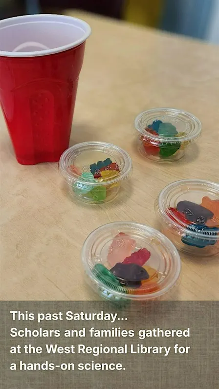 Hands-On STEM Workshop: Gummy Bear Osmosis- FREE EVENT