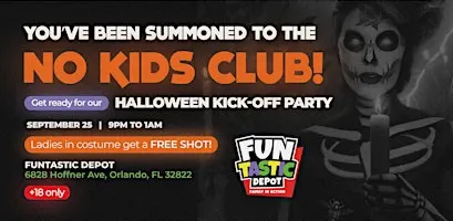 No Kids Club by Funtastic Depot