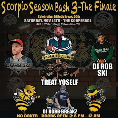 Scorpio Season Bash 3: The Finale