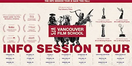 Vancouver Film School Info Session | Kelowna, BC - Sept. 23 2026