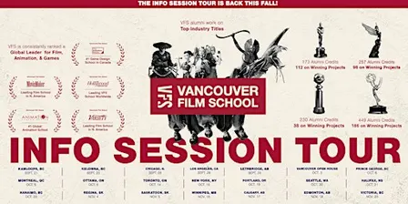 Vancouver Film School Info Session | Kelowna, BC - Sept. 23 2026
