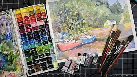 Mastering Watercolor: 4-Week Beginners Course in Quispamsis