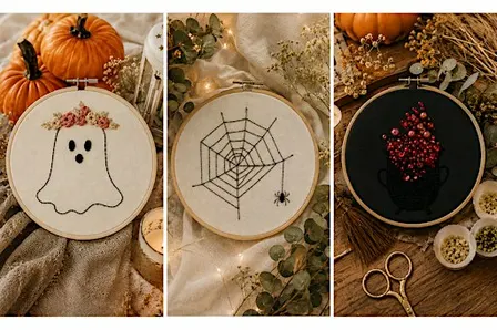 Spooky Stitching: A Halloween Embroidery Workshop