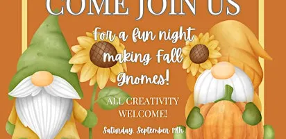 Fall Gnome Craft Class @The Mountain Mercantile!