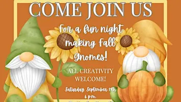 Fall Gnome Craft Class @The Mountain Mercantile!