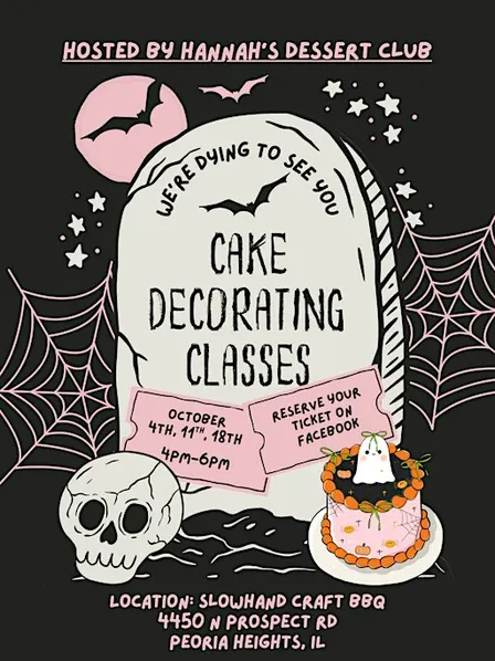 Halloween Cake Decorating Class