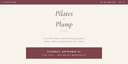 Pilates & Plump