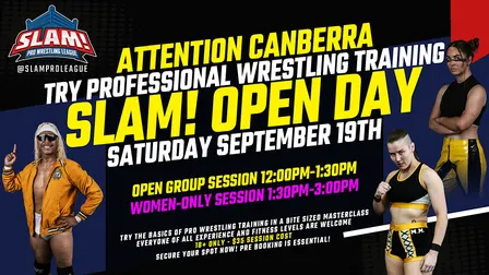 Come and Try Pro Wrestling in Canberra - SLAM! Academy Open Day