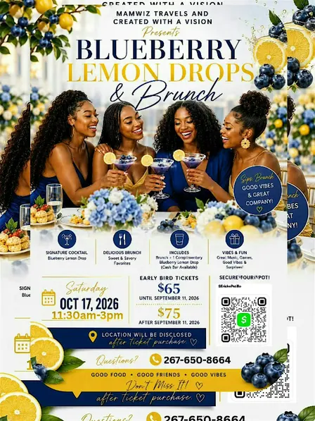 Blueberry Lemondrops  & Brunch