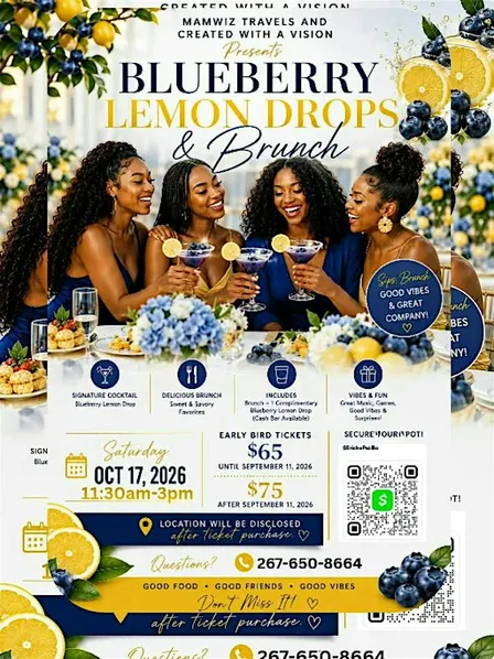 Blueberry Lemondrops  & Brunch