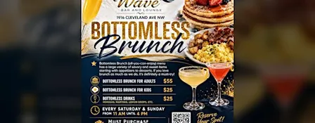 Bottomless Brunch at Wave | All-You-Can-Enjoy Brunch in Canton