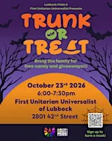 LubbockPRIDE Trunk or Treat (& MORE)!
