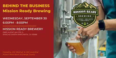 USC MLAA-OC Behind the Business: Mission Ready Brewing