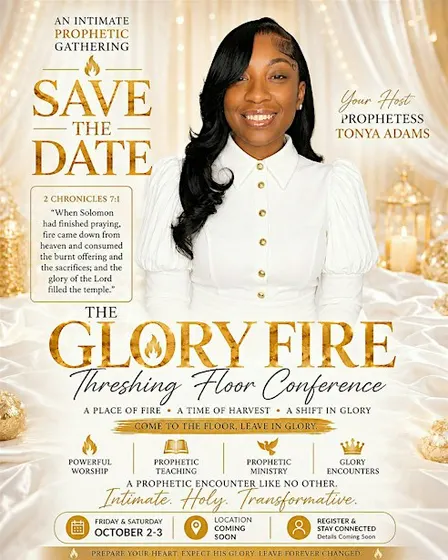 The Glory Fire Threshing Floor Conference — An Intimate Prophetic ShutIn