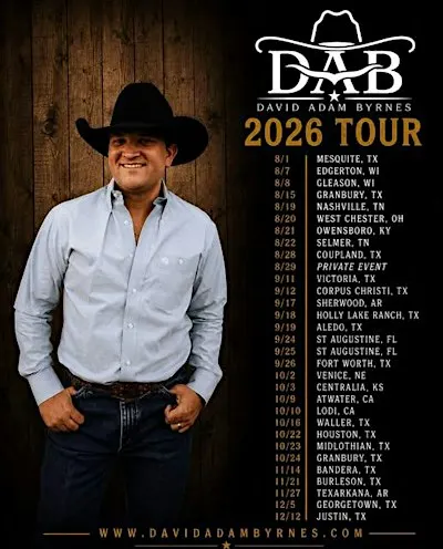 David Adam Byrnes Tour Stop at Waller Feed Store!