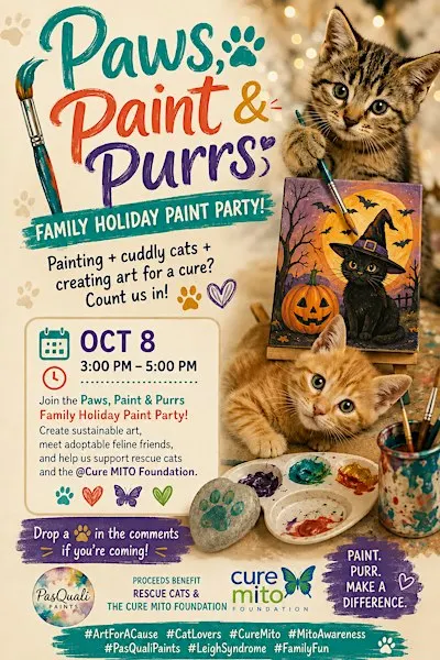 Paws, Paint & Purrs