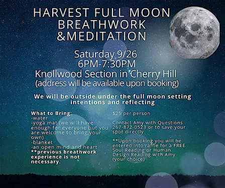 Harvest Moon Breathwork, Meditation & Sound Healing