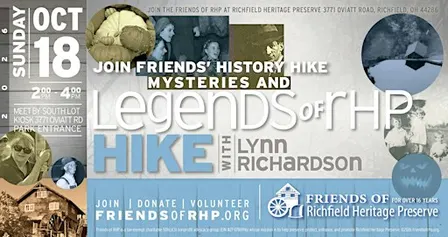 Mysteries and Legends of Richfield Heritage Preserve-Walk Ups Welcome