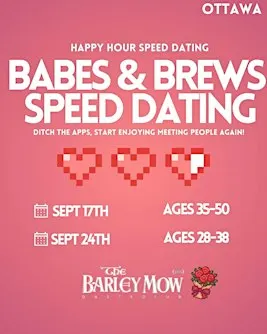 Babes & Brews Speed Dating Ages 28-38(Ottawa) MALE TICKETS SOLD OUT