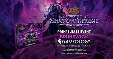 FLESH & BLOOD - Usurp the Shadow Throne Release - Gameology BRUNSWICK