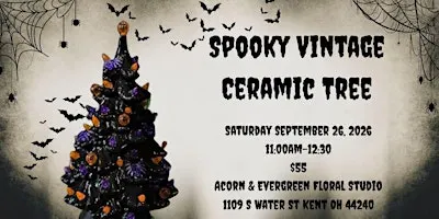 Spooky Vintage Christmas Tree Painting Workshop