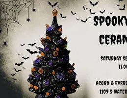 Spooky Vintage Christmas Tree Painting Workshop