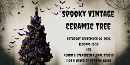 Spooky Vintage Christmas Tree Painting Workshop