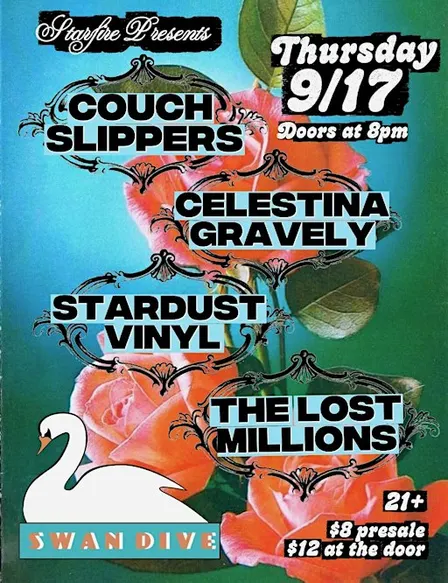 Starfire Presents: Couch Slippers/Celestina Gravely/Stardust Vinyl/The Lost