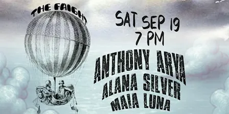 Anthony Arya w/ Alana Silver & Maia Luna at The Faight