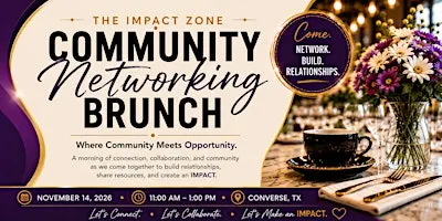 The Impact Zone Community Networking Brunch