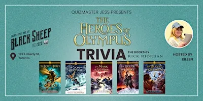 Heroes of Olympus Trivia at Black Sheep