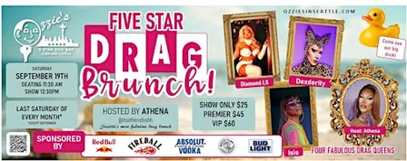 Ozzies Drag Brunch Hosted By Athena