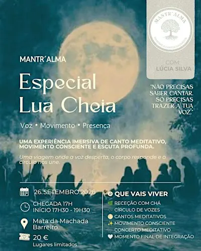 Especial Lua Cheia – Voz, Movimento e Presença