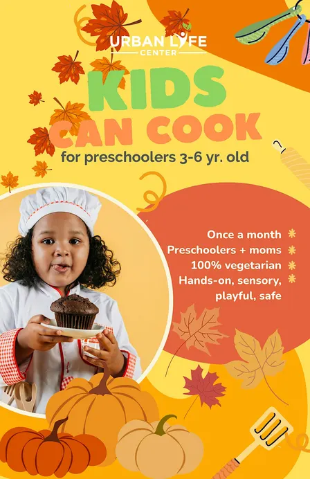 Kids Can Cook (3-6 yr. old) - Thanksgiving Edition