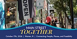 RI Main Street Together Conference