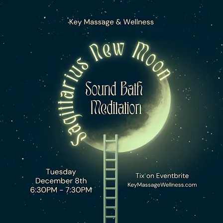 Sagittarius New Moon Sound Bath Meditation