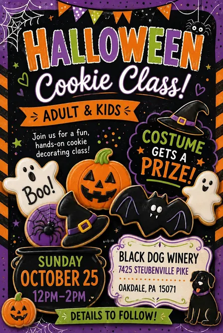 Halloween Cookie Class