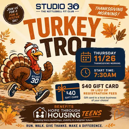 Turkey Trot 2026 Hosted By Studio 30