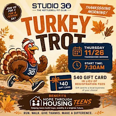 Turkey Trot 2026 Hosted By Studio 30