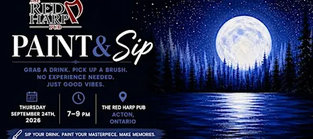 Paint Night - Moonlit Pines