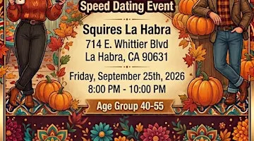 The Meet Market: Speed Dating Experience (Ages 40-55) - La Habra