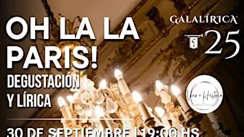 OH LA LA PARIS, en el Salón de baile del Palacio Paz